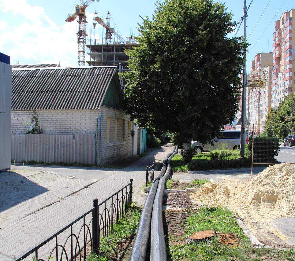 Квадра проложила полкилометра теплосетей для теплоснабжения новостройки в Белгороде